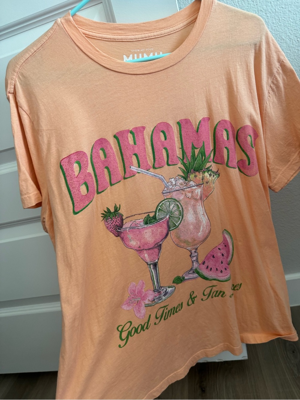 Show Me Your MuMu Peach 'Bahamas' Graphic Tee